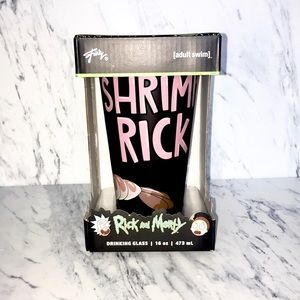 NWT Rick and morty shrimp Rick drinking glass